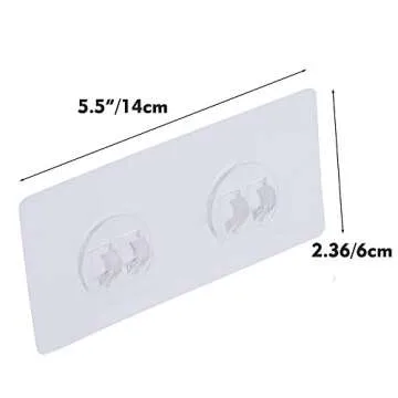 LAIGOO Adhesive Stickers for Bathroom Shelf Caddies 8 Pcs