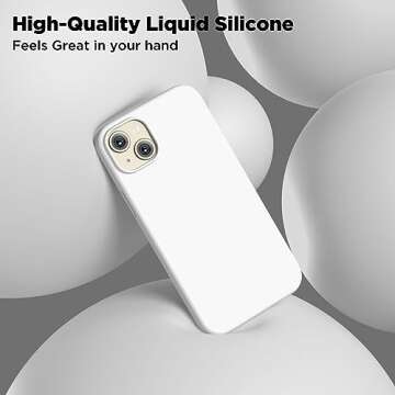 COFFKER Liquid Silicone Case for iPhone 15 - Shockproof Protection