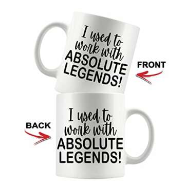 Kreativfy I Used To Work With Absolute Legends Coworker Retirement Gift - Funny Coffee Mug for Retir...