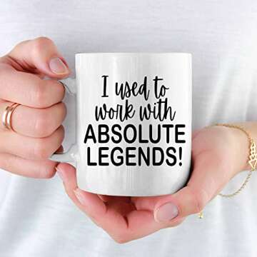 Funny Absolute Legends Retirement Coffee Mug Gift