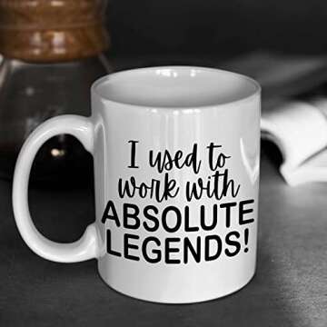 Funny Absolute Legends Retirement Coffee Mug Gift