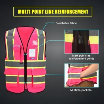 AYKRM High Visibility Safety Vest - 11 Colors Available