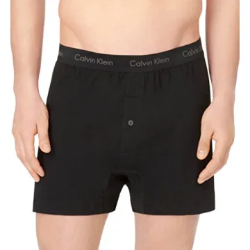 Calvin Klein Men's Comfortable Cotton Knit Boxers Multipack