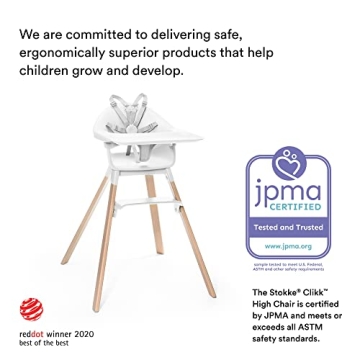 Stokke Clikk High Chair - Modern & Portable for Toddlers