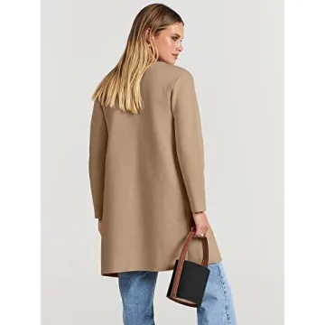 ANRABESS Women's Open Front Cardigan for Fall 2024