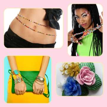 Wannabead Waist Bead Spinner for Jewelry Making Kit Includes 2 Big Eye Beading Needles and a Funnel