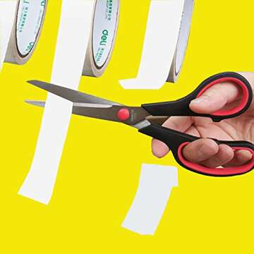 Scissors, Multipurpose office Scissors,8.5 Inch Ultra Sharp Shears, Comfort-Grip Handles Household scissors，Sturdy Sharp Craft Supplies - Pack of 3, Right/Left Hande