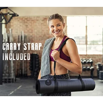 IUGA Pro Eco-Friendly Non-Slip Yoga Mat with Carrying Strap