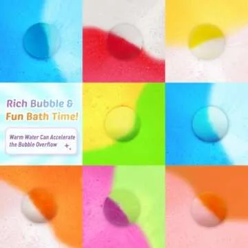 Bath Bombs for Kids with Toy Inside, 36 Pcs Bath Bombs with Glow in The Dark Dinosuar, Animal and Ocean Surprise Inside, Handmade Organic Bubble Bath Ball Gift Set for Birthday, Halloween, Christmas