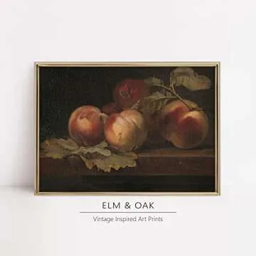 Vintage Still Life Wall Art - Antique Art Prints for Home Decor - Rustic Farmhouse Botanical Floral ...