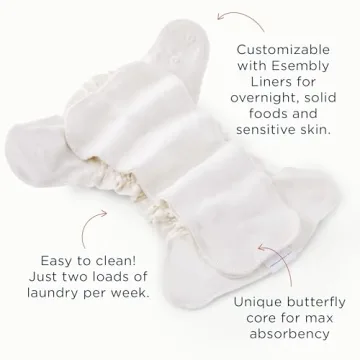 Esembly Organic Cloth Diaper Inners, Eco-Friendly Solution