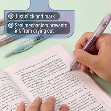 Mr. Pen Retractable Highlighters in 6 Pastel Colors