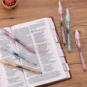 Mr. Pen Retractable Highlighters in 6 Pastel Colors