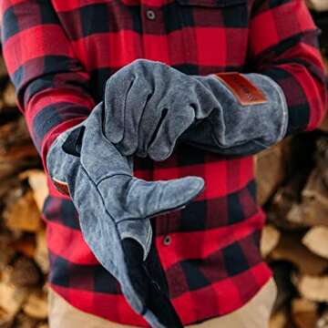 Breeo Fire Pit Gloves - Ultimate Heat-Resistant Cooking Gloves