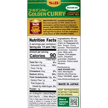 S&B Golden Curry Mix, Authentic Japanese Flavor, Easy Meal