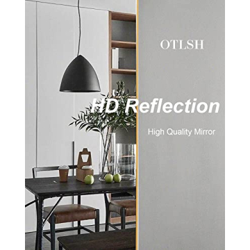 Otlsh Elegant Arched Full Length Mirror for Home Decor