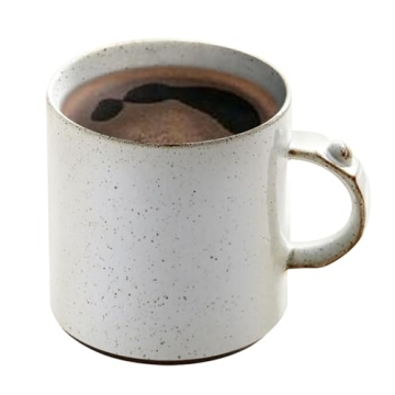 Vambechda Ceramic Coffee Mug 12 oz - Microwave Small Handle Ceramic Coffee Cup - Vintage Japanese Ha...