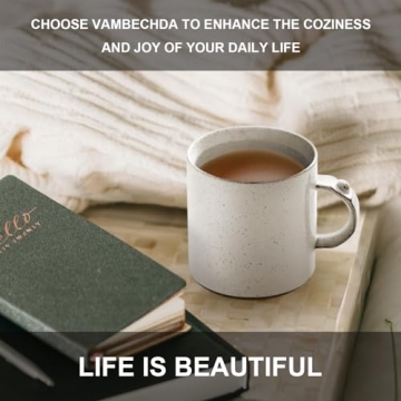Vambechda 12 oz Handmade Ceramic Coffee Mug