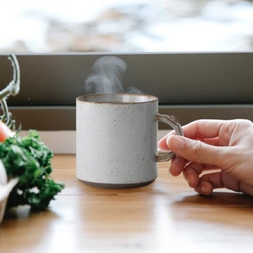 Vambechda 12 oz Handmade Ceramic Coffee Mug