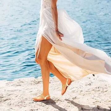 DREAM PAIRS Women's Sparkly Gladiator Sandals for Summer