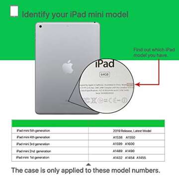 LEDNICEKER Kids Case for iPad Mini 1 2 3 4 5 - Light Weight Shockproof Handle Friendly Kids Case with Built-in Kickstand & Shoulder Strap for iPad Mini, Mini 5 (2019), Mini 4, Mini 3, Mini 2 - Green