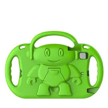 LEDNICEKER Kids Case for iPad Mini 1 2 3 4 5 - Light Weight Shockproof Handle Friendly Kids Case with Built-in Kickstand & Shoulder Strap for iPad Mini, Mini 5 (2019), Mini 4, Mini 3, Mini 2 - Green