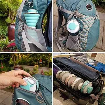 Collapsible Water Bottle for Travel and Outdoor Use