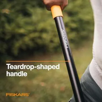 Fiskars Heavy Duty Garden Shovel for Efficient Digging