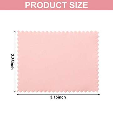 Tatuo 200 Jewelry Polishing Cloths for Shine and Care
