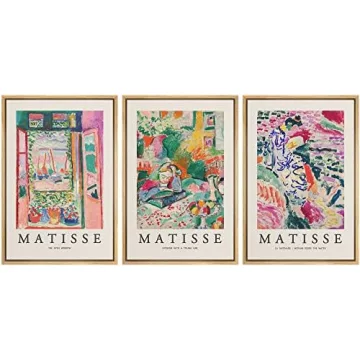 Henri Matisse Art Print Set for Living, Office & More