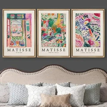 Henri Matisse Art Print Set for Living, Office & More