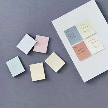 Monolike Color Palette Sticky Grid Set - Self-Adhesive Notes