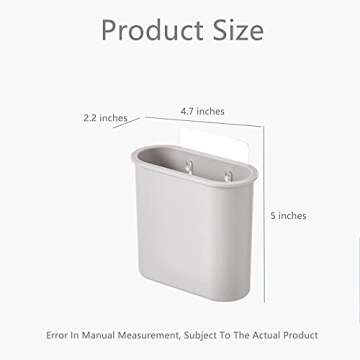 YJOHIGO Wall Mount Toothbrush Holder for Bathroom