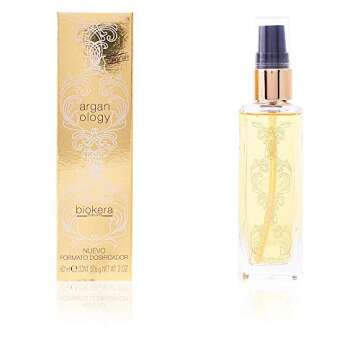 SALERM - Argan Oil Hair Serum - Biokera Arganology - 60 ml - for Very Dry and Damaged Hair - Nutrition and Shine - Revitalizes Hair - Extra Hydration