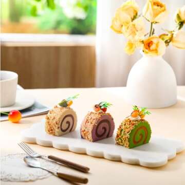 Elegant Newtay Scallop Marble Board for Kitchen