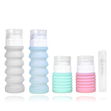 INNERNEED Travel Bottles - Collapsible & Leak-Proof