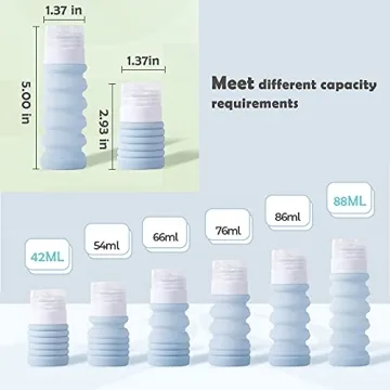 INNERNEED Travel Bottles - Collapsible & Leak-Proof