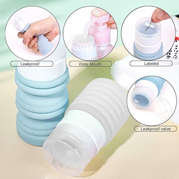 INNERNEED Travel Bottles - Collapsible & Leak-Proof