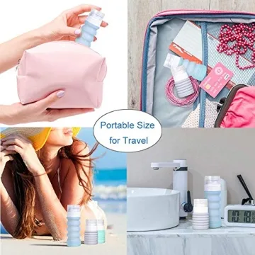 INNERNEED Travel Bottles - Collapsible & Leak-Proof