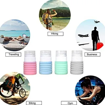 INNERNEED Travel Bottles - Collapsible & Leak-Proof