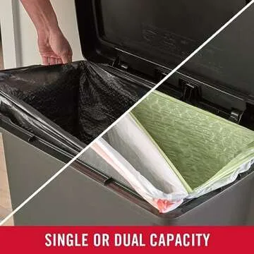 Rubbermaid Premier 19 Gallon Stylish Step-On Trash Can