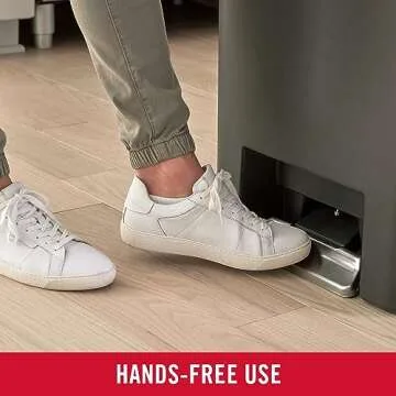 Rubbermaid Premier 19 Gallon Stylish Step-On Trash Can