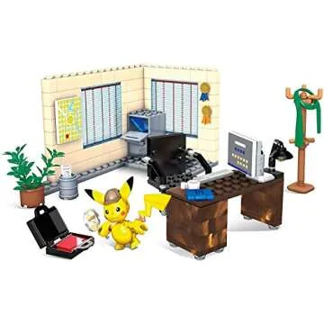 Mega Construx Pokemon Detective Pikachu Office Set