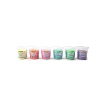 Crayola Dough - Pastel Play Dough with Pearl Special Effects | 20 Tubs of 3oz Pearlized Sparkle Dough in 6 Pastel Colors | Non Toxic Playdough for Home, Party Favors, Preschool and Classroom Supplies