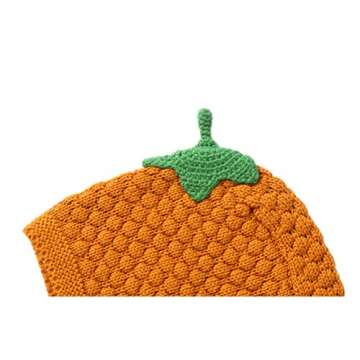 LLmoway Baby Girl Winter Hat Newborn Knit Cap Bonnet Hat Soft Cotton Pilot Hat Earflap Beanie Yellow