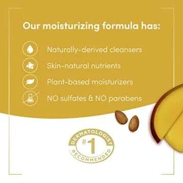 Dove Glowing Body Wash For Revitalized, Refreshed Skin Mango Butter and Almond Butter Cleanser That Effectively Washes Away Bacteria While Nourishing Your Skin 22 oz 4 Count