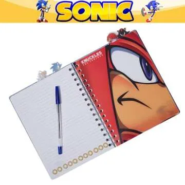Sonic the Hedgehog Tab Journal with 96 Lined Pages