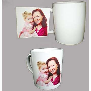 Rolurious Waterslide Decal Paper 20 Sheets Inkjet Clear Printable A4 Size Transparent Water Slide Transfer for Tumblers Mugs Glasses Wood