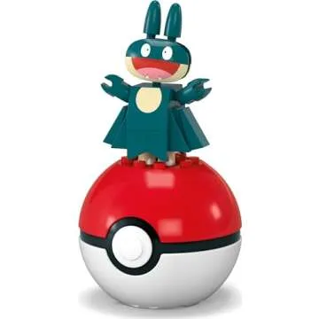 Mega Pokémon Building Toys Set Trainer 8 Pack with 189 Pieces, 8 Articulated and Poseable Characters, 2 Inches Tall, for Kids (Amazon Exclusive)