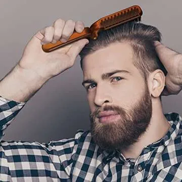 Remerry Collapsible Travel Hair Brush for Easy Grooming